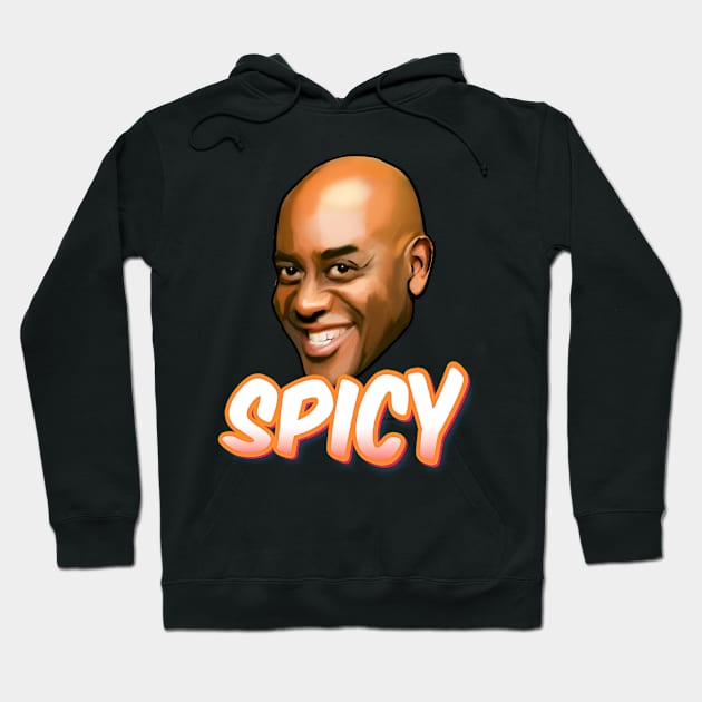 Ainsley Harriott spicy meme funny quote Hoodie by therustyart